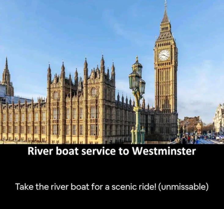 Snuggle Inn - Riverside Apartments - Views Over Looking London River Thames, Close To O2 Arena, London Excel, London City Airport, Thames Clipper- River Boat Service, Woolwich Ferry, Onsite Parking, Twin Room Option Available 외부 사진